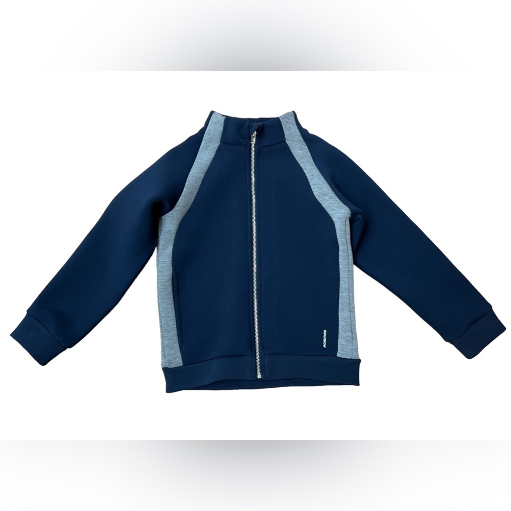 Navy & Grey sweatshirt jacket by Jacadi NWT